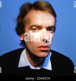 Portrait de l'auteur Martin Amisis à Londres vers 1987 Banque D'Images