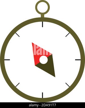 Icône de guerre de soldat de compas isolé - vecteur Illustration de Vecteur