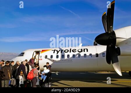 Aéroport international de mère Theresa, Tirana, Albanie Banque D'Images