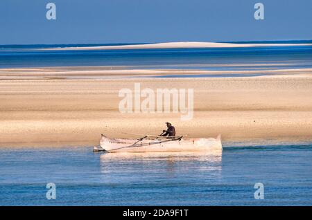 Tourné à Belo sur Mer, quartier de Morondava, Madagascar Banque D'Images
