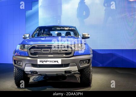 Nonthaburi-Thaïlande 30 NOV 2018: FORD RANGER RAPTOR exposition à la 35e Thailand International Motor Expo 2018 le 28 NOV - 10 DEC 2018 Banque D'Images