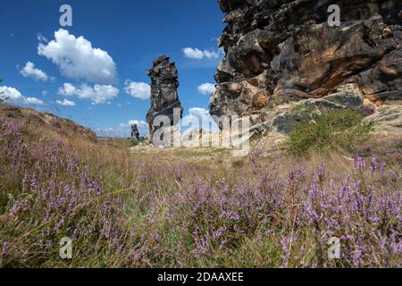 Géographie / Voyage, Allemagne, Saxe-Anhalt, Weddersleben, Teufelsmauer (mur du diable) dans la résine à , droits-supplémentaires-dégagement-Info-non-disponible Banque D'Images