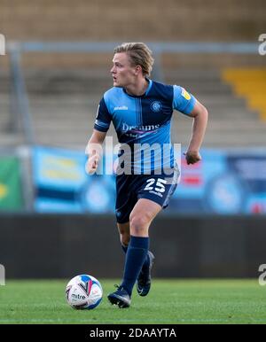 Alex Samuel de Wycombe Wanderers lors du match amical de 2020/21 joué derrière des portes fermées entre Wycombe Wanderers et AFC Bournemouth à Adams Park, High Wycombe, Angleterre, le 10 novembre 2020. Photo d'Andy Rowland. Banque D'Images