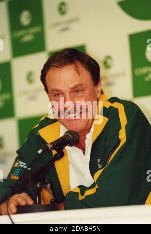 Joueur de tennis australien John Newcombe, 1996 Banque D'Images