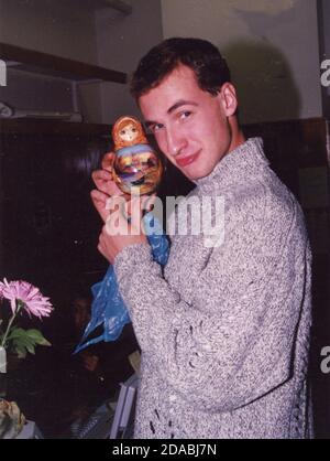 Joueur de tennis ukrainien Andrei Medvedev, années 1990 Banque D'Images