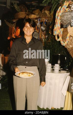 Joueur et entraîneur espagnol de tennis Conchita Martinez, Filderstadt, Allemagne 1996 Banque D'Images