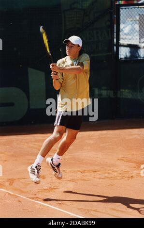 Guillermo Coria, joueur de tennis argentin, 2000 Banque D'Images