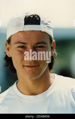 Guillermo Coria, joueur de tennis argentin, 2000 Banque D'Images