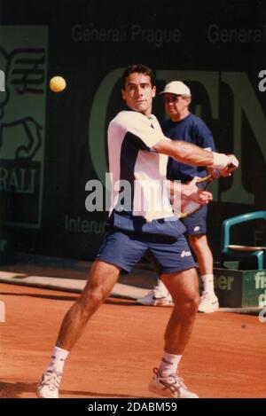 Joueur de tennis espagnol Alex Corretja, 1996 Banque D'Images