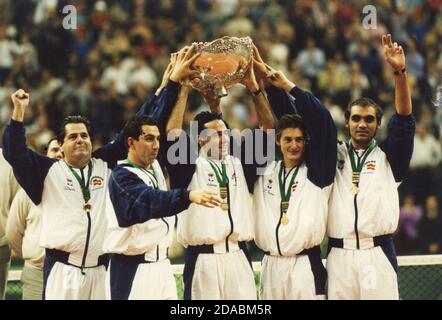 Joueur de tennis espagnol Alex Corretja, 2000 Banque D'Images