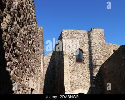 Castelsardo, Sardaigne, Italie. Le château construit en âge moyen par la famille ginoise Doria Banque D'Images