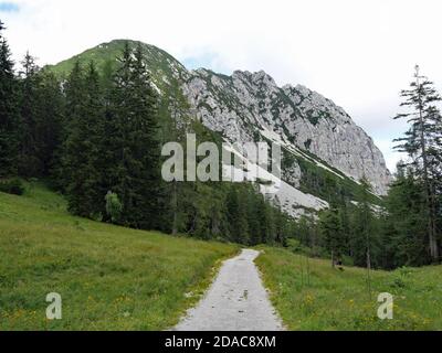 Dans les montagnes Salzkammergut près de Gosau am Dachstein Banque D'Images