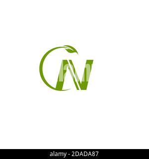 Magnifique logo nature Illustration de Vecteur