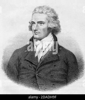 Mungo Park (11 septembre 1771 – 1806) était un explorateur écossais de l'Afrique de l'Ouest. Banque D'Images