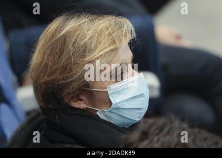Florence Hardouin lors du match international de football entre la France et la Finlande le 11 novembre 2020 au Stade de France à Saint- P. Banque D'Images