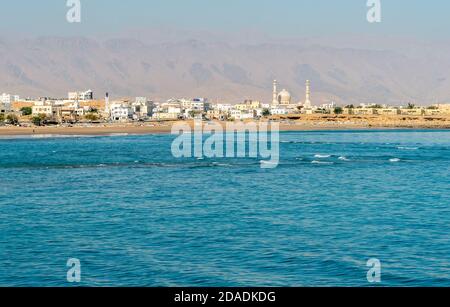 Paysage avec vue panoramique sur, Sultanat d'Oman Banque D'Images