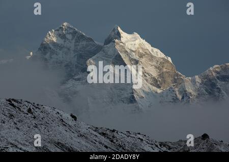 Géographie / Voyage, Népal, Solo Khumbu, Hinku Himal, Kang Taiga massif, droits-supplémentaires-décharge-Info-non-disponible Banque D'Images