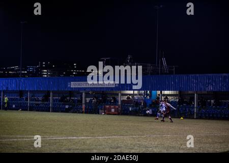 Oxford City 2 Northampton Town 1, 09/11/020. Court place Farm, FA Cup 1er tour. Photo de Simon Gill. Banque D'Images