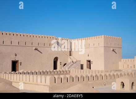 Fort Rustaq. Copier l'espace. Rustaq, Muscat, Oman Banque D'Images