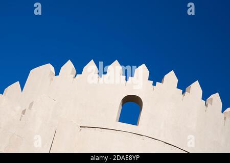 Fort Rustaq. Copier l'espace. Rustaq, Muscat, Oman Banque D'Images