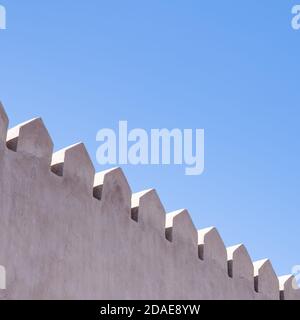 Fort Rustaq. Copier l'espace. Rustaq, Muscat, Oman Banque D'Images