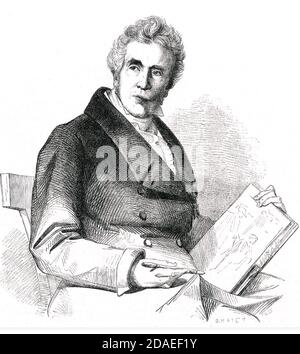JACQUES-LOUIS DAVID (1748-1825) peintre français Banque D'Images