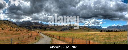 Parc national d'Arthur's Pass dans l'île du Sud de la Nouvelle-Zélande. Banque D'Images