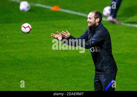 ZEIST, 09-11-2020 , Sportcentrum KNVB, Trainingscentrum KNVB dans Zeist, saison de la Ligue des Nations 2020-2021. Formation de l'équipe nationale néerlandaise. Joueur néerlandais Daley Blind pendant l'entraînement. Banque D'Images