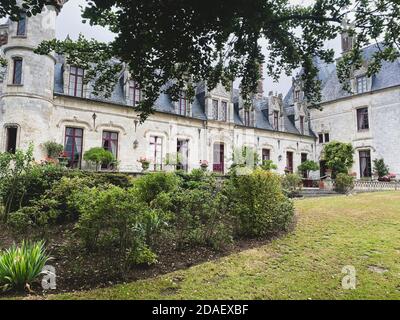 Prestigieux château néo-gothique de Regniere-Ecluse dans le département de la somme en France, en picardie Banque D'Images