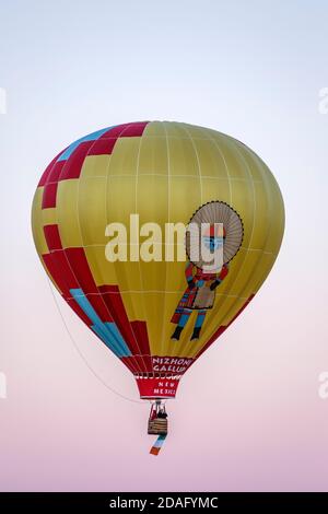 Gallup, ballon à air chaud du Nouveau-Mexique, Albuquerque International Balloon Fiesta, Albuquerque, Nouveau-Mexique, États-Unis Banque D'Images