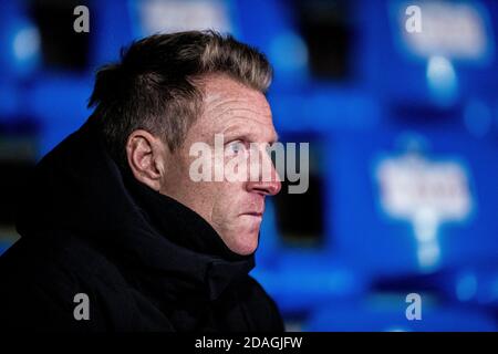 Kolding, Danemark. 12 novembre 2020. Ancien footballeur et maintenant directeur sportif Niki Zimling de Kolding si vu pendant le match de la coupe de Sydbank danoise entre Kolding IF et Aarhus GF au parc Autocentralen à Kolding. (Crédit photo : Gonzales photo/Alamy Live News Banque D'Images