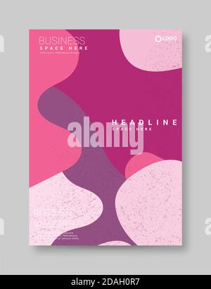 Affiches texturées dessinées à la main. Banderoles abstraites à motif géométrique tendance et textures de grunge. Illustration de l'ensemble de vecteurs Illustration de Vecteur
