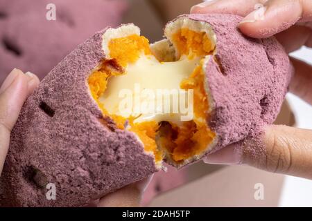 Pain de pommes de terre sucrées Banque D'Images