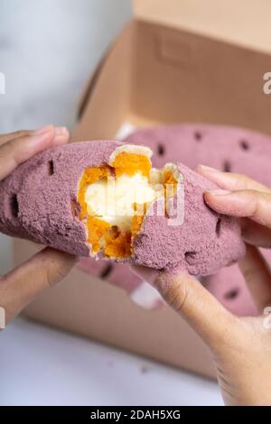 Pain de pommes de terre sucrées Banque D'Images