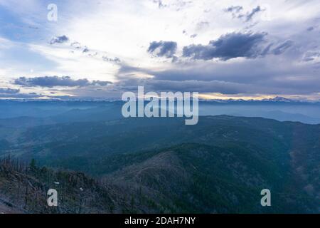 Coucher de soleil Smokey Boulder Colorado Banque D'Images