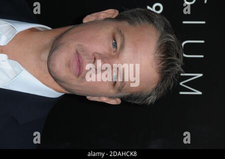 Matt Damon à ELYSIUM Premiere, Regency Village Theatre à Westwood, Los Angeles, CA 08/ 07/2013. Banque D'Images