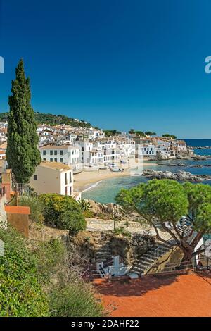 CALELLA DE PALAFRUGELL COSTA BRAVA CATALOGNE ESPAGNE Banque D'Images