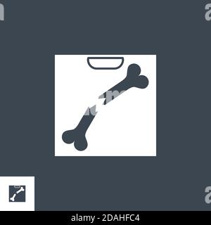 Icône de glyphe vectoriel lié aux rayons X. Illustration de Vecteur