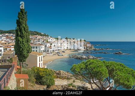 CALELLA DE PALAFRUGELL COSTA BRAVA CATALOGNE ESPAGNE Banque D'Images