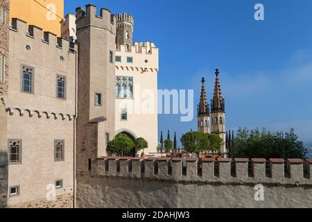 Géographie / Voyage, Allemagne, Rhénanie-Palatinat, Koblenz, Infer Stolzenfels dans Coblence dans le Rhin , Additional-Rights-Clearance-Info-non-disponible Banque D'Images