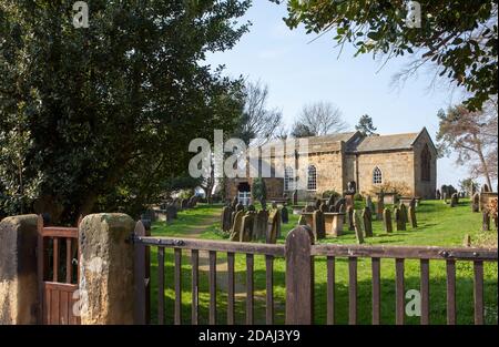 Église de la Toussaint dans le Grand Ayton, dans le Yorkshire du Nord Banque D'Images