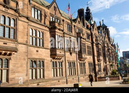 Le bâtiment de la Maison du Conseil a ouvert ses portes en 1917, architecture du XXe siècle de style Tudor, à Coventry, en Angleterre, au Royaume-Uni Banque D'Images