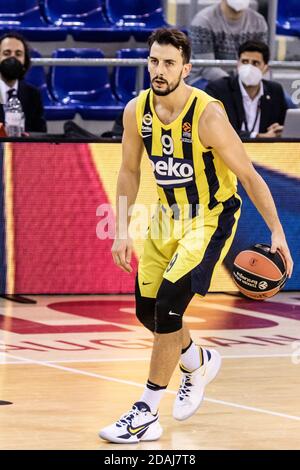 Leo Westermann de Fenerbahce Beko Istambul pendant les compagnies aériennes turques Match de basket-ball EuroLeague entre le FC Barcelone et le Fe / LM Banque D'Images