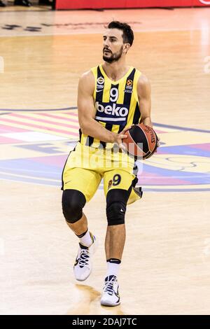 Leo Westermann de Fenerbahce Beko Istambul pendant les compagnies aériennes turques Match de basket-ball EuroLeague entre le FC Barcelone et le Fe / LM Banque D'Images