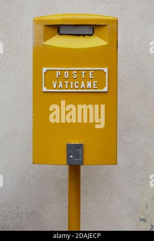 photographie de la boîte de lettre du vatican Banque D'Images