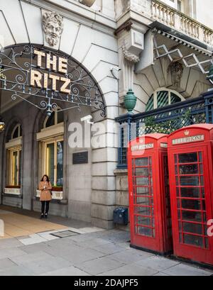 Le Ritz. Hôtel, restaurant et club de renommée mondiale. Banque D'Images