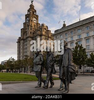 Vues célèbres autour de Liverpool Banque D'Images