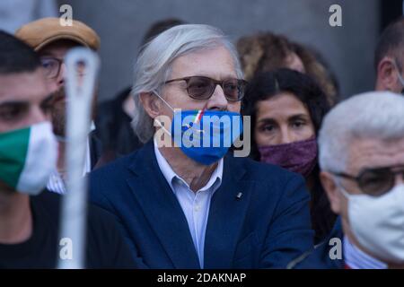 Rome, Italie. 13 novembre 2020. Vittorio Sgarbi (photo de Matteo Nardone/Pacific Press) Credit: Pacific Press Media production Corp./Alay Live News Banque D'Images