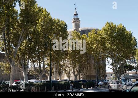 Aigues-mortes, France.26 septembre 2020. La Tour Constance Aigues-mortes, une fortification, un monument historique le 26 septembre 2020, France. Banque D'Images