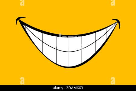 Monde sourit jour heureux, souriant chaque jour gaies pensées smileys visage émotion smiley lèvres symbole dessiner souriant lèvres. Dessin animé de Tiktok Illustration de Vecteur